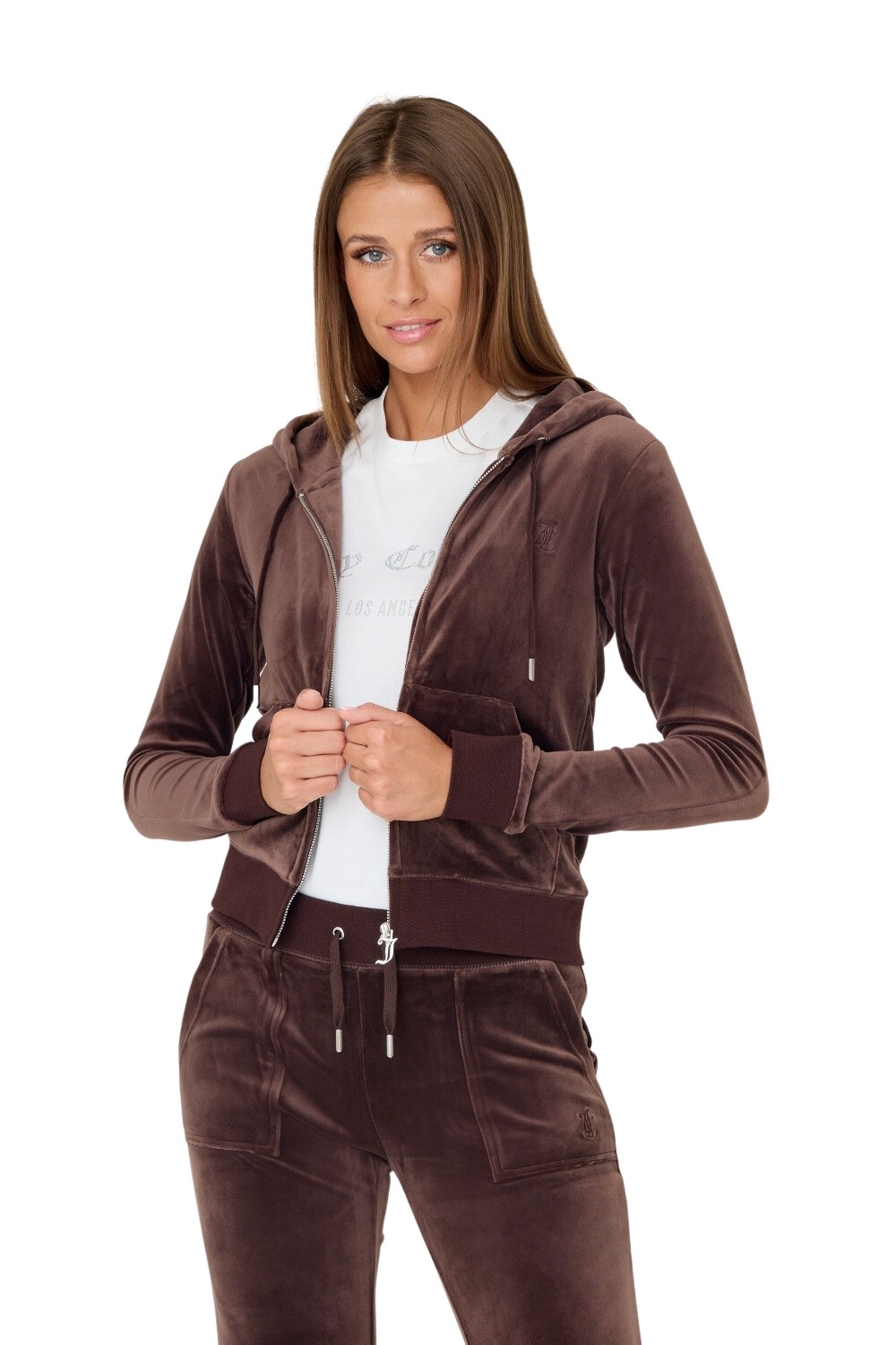 JUICY COUTURE Коричневий світшот Robertson