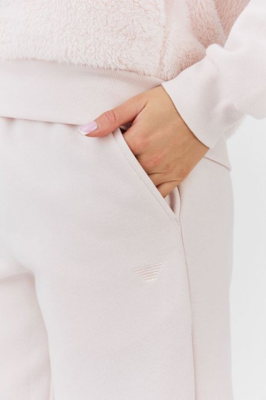 EMPORIO ARMANI Różowe damskie spodnie dresowe