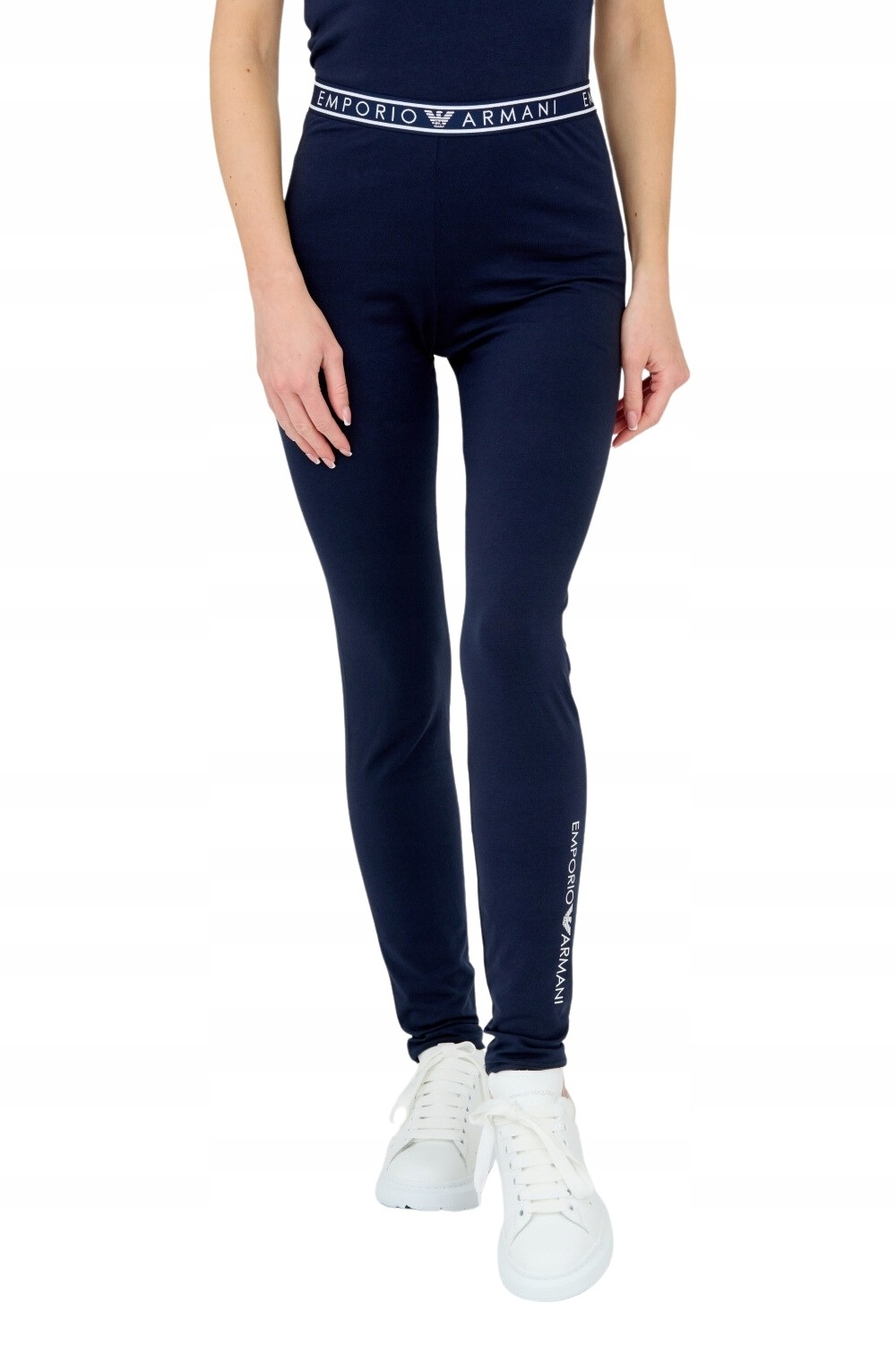 EMPORIO ARMANI Legginsy granatowe