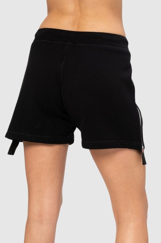 DSQUARED2 Black women's shorts with locks