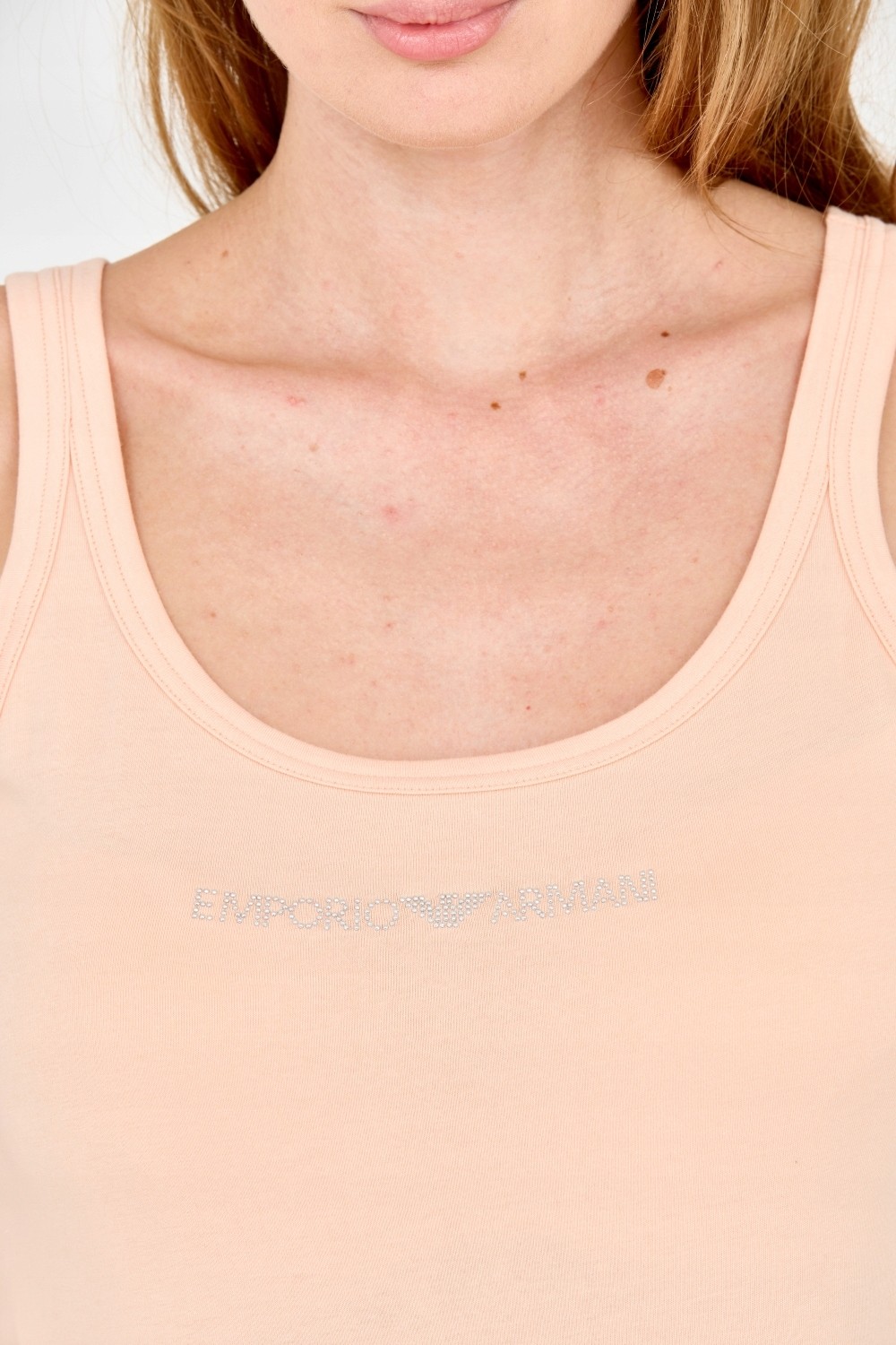 EMPORIO ARMANI Top brzoskwiniowy