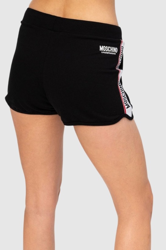 MOSCHINO Чорні жіночі шорти з кантами