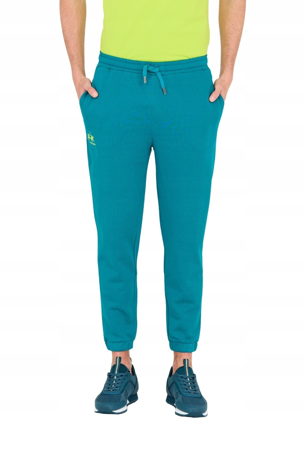 LA MARTINA Turquoise men's sweatpants