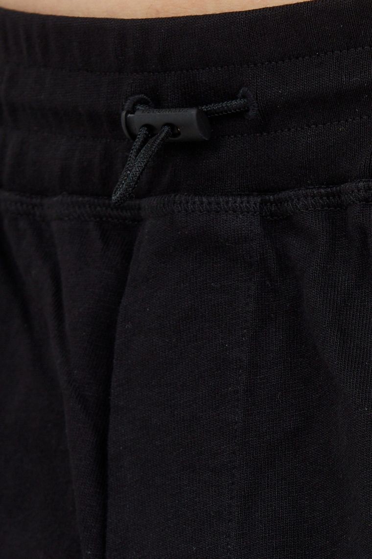 DSQUARED2 Dresowe szorty męskie z liściem