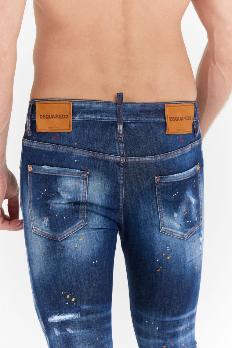 DSQUARED2 Navy blue super twinkie jeans