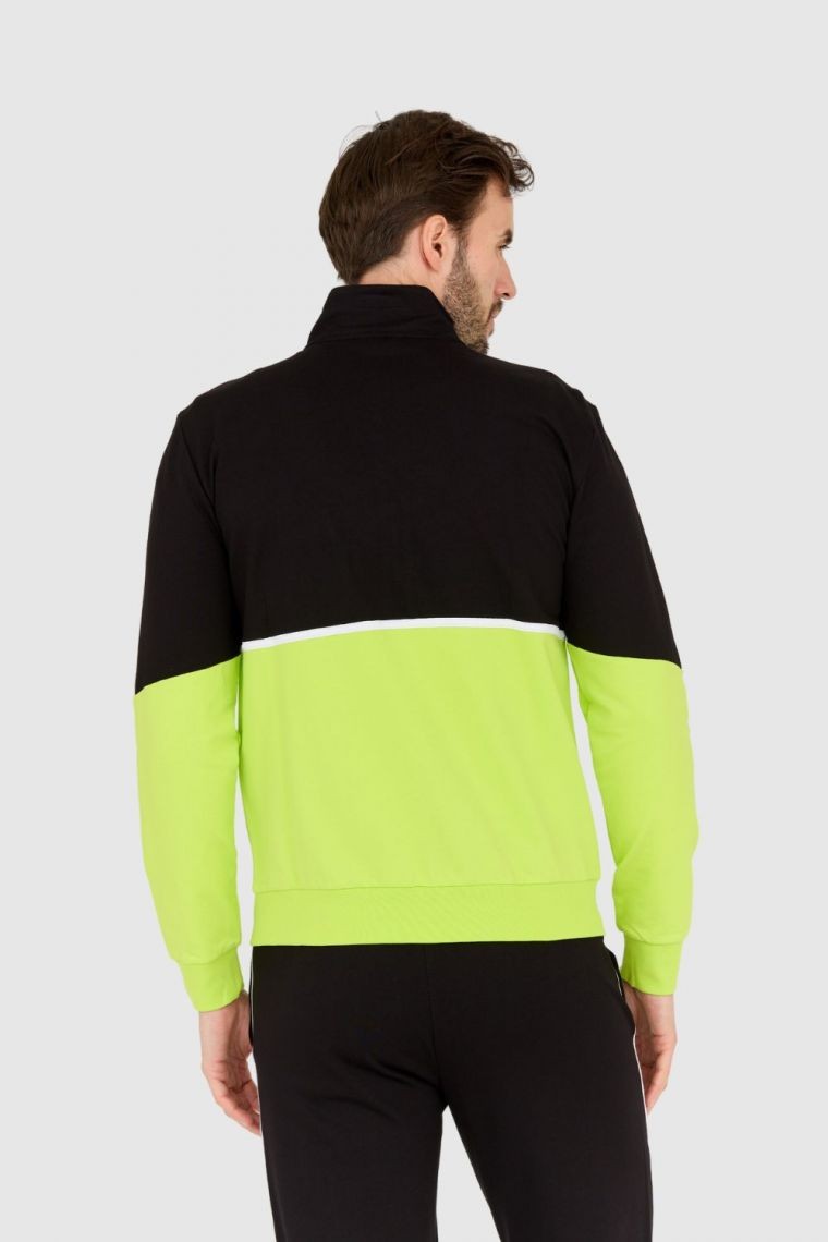 EA7 Dres czarno-zielony