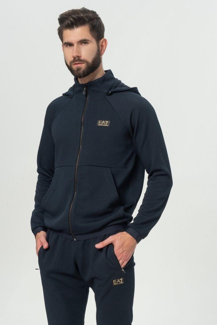 EA7 Чоловіче темно-синє худі