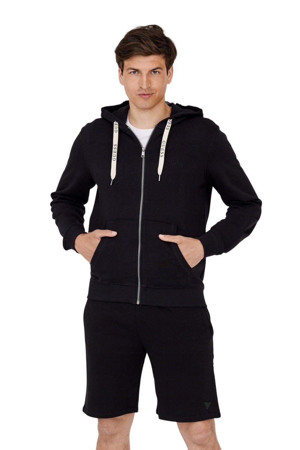 GUESS Black men's Slim Fit hoodie