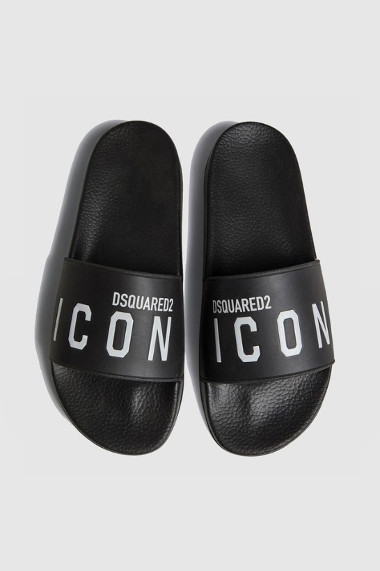 DSQUARED2 Czarne klapki męskie icon