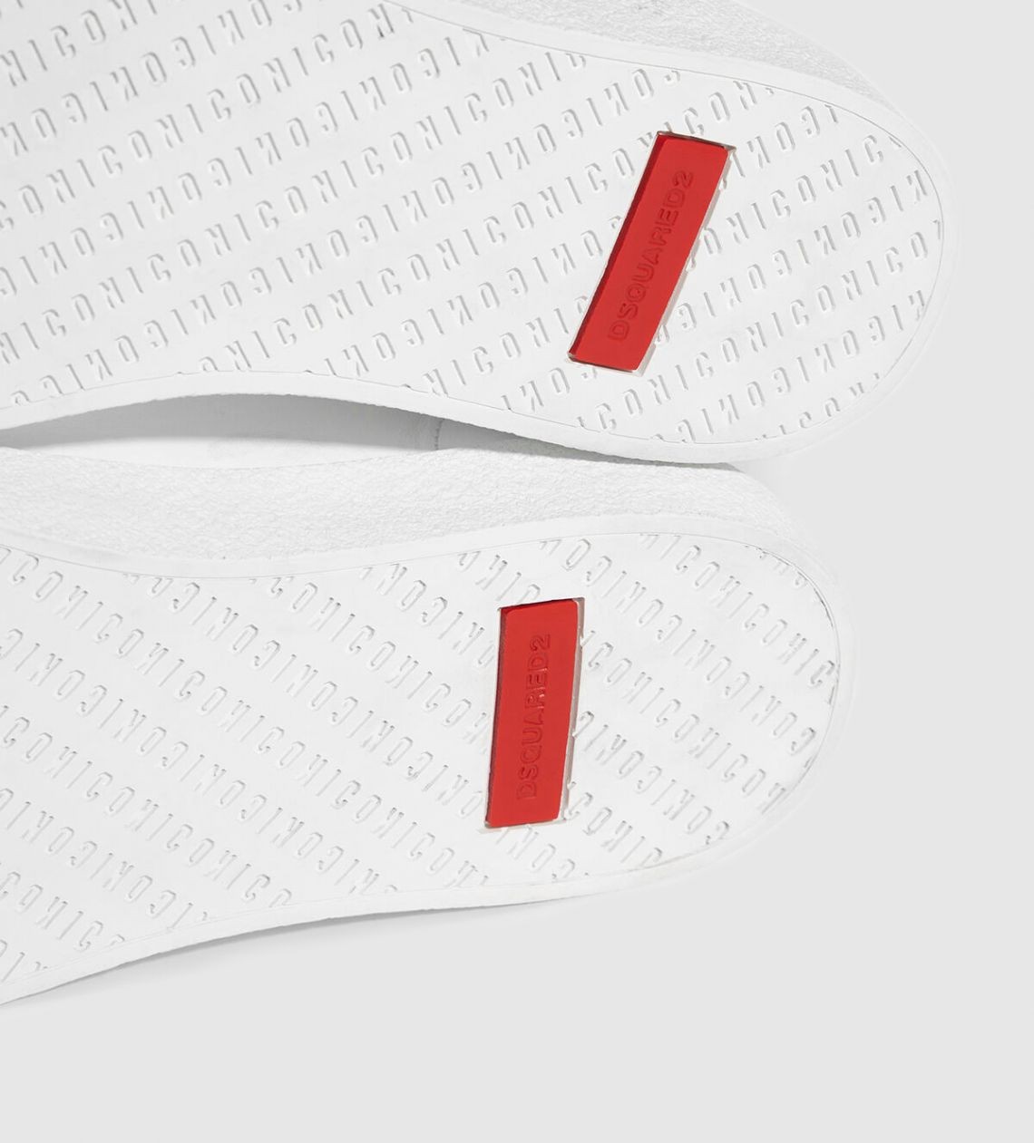 DSQUARED2 Białe sneakersy męskie icon forever