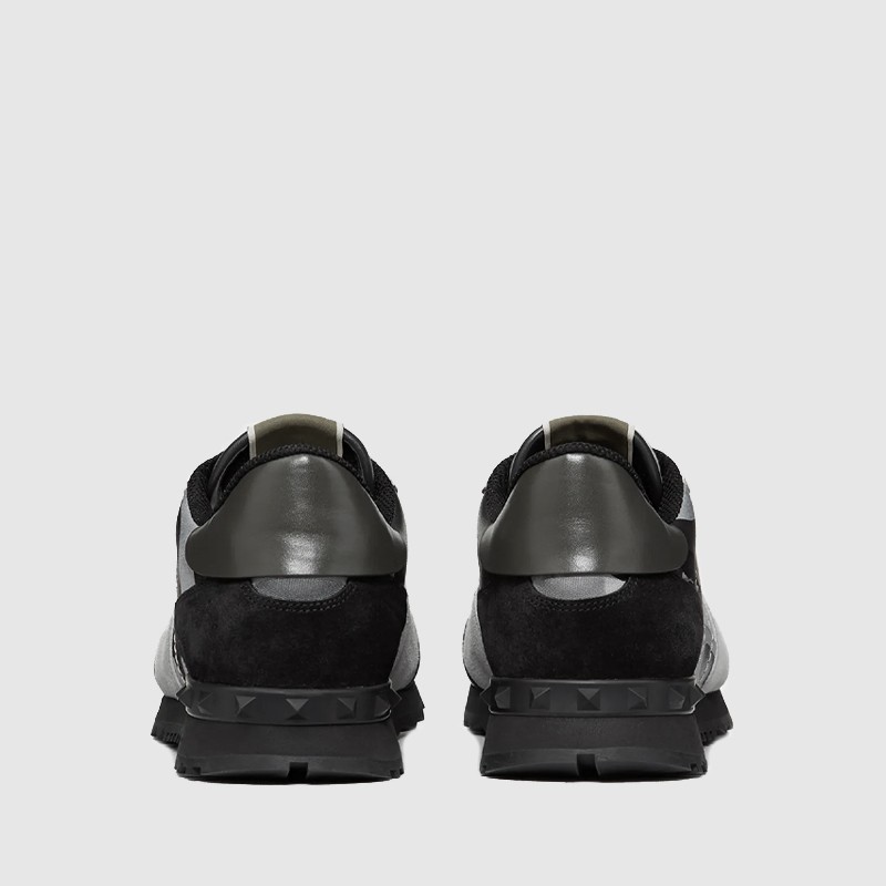 VALENTINO Garavani sneakersy rockrunner w szarym kamuflażu