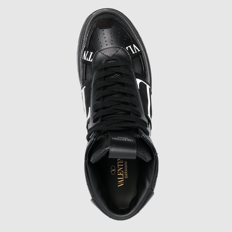 VALENTINO Garavani czarne buty męskie za kostkę