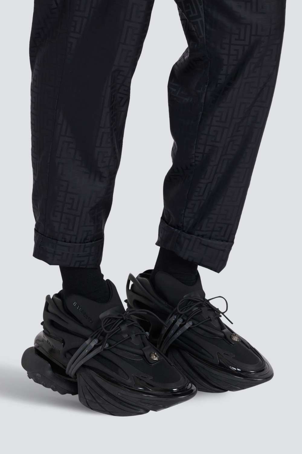 BALMAIN Black Unicorn sneakers