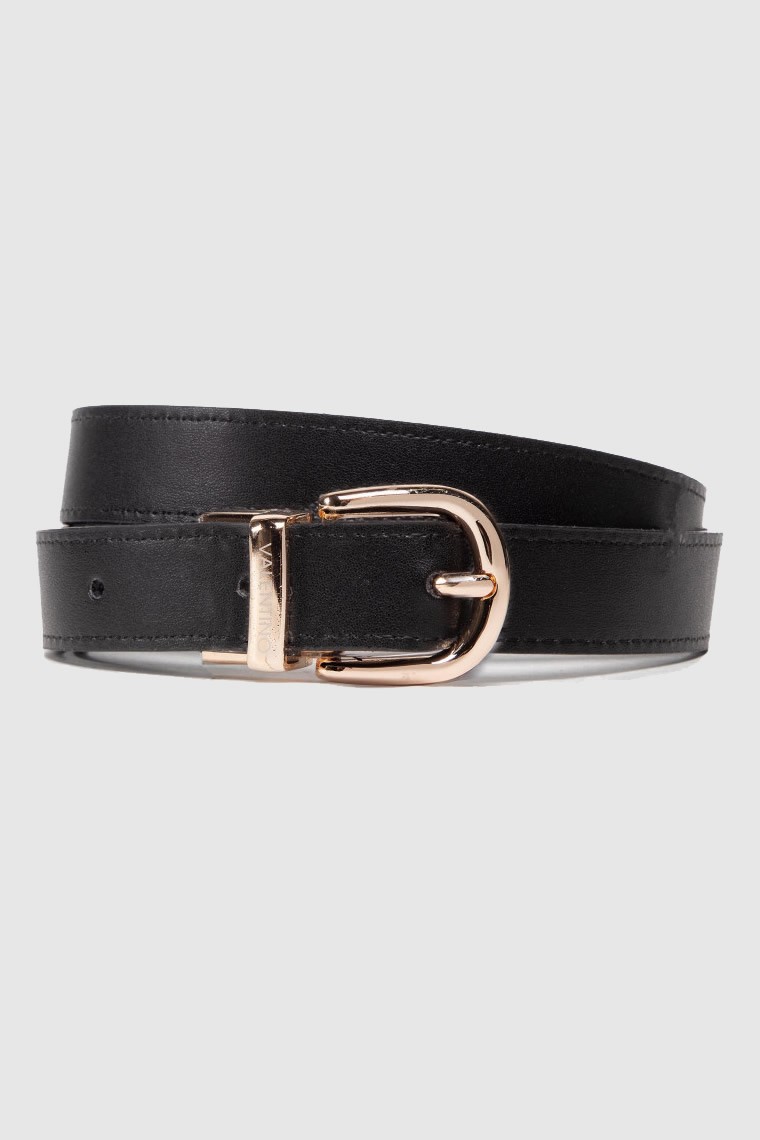 VALENTINO Black Two-Sided Women's Belt