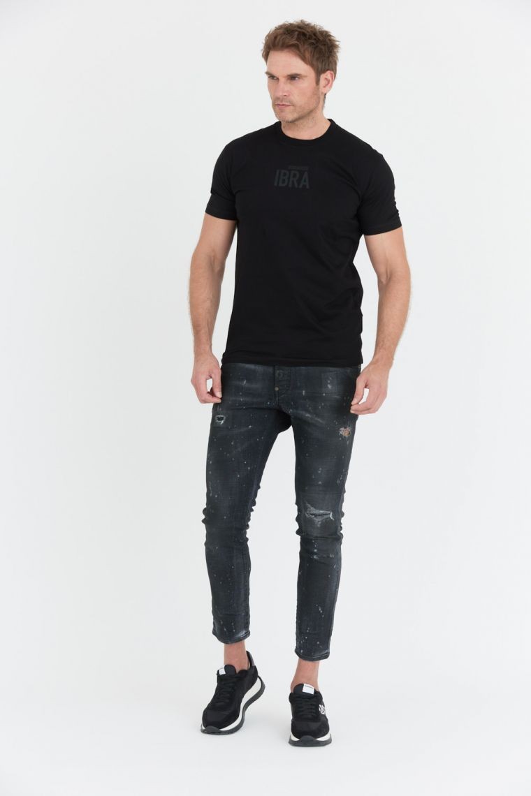 DSQUARED2 Czarny t-shirt męski ibra