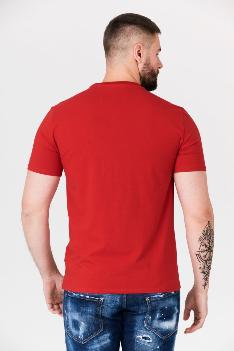 GUESS Red men's beachwear t-shirt