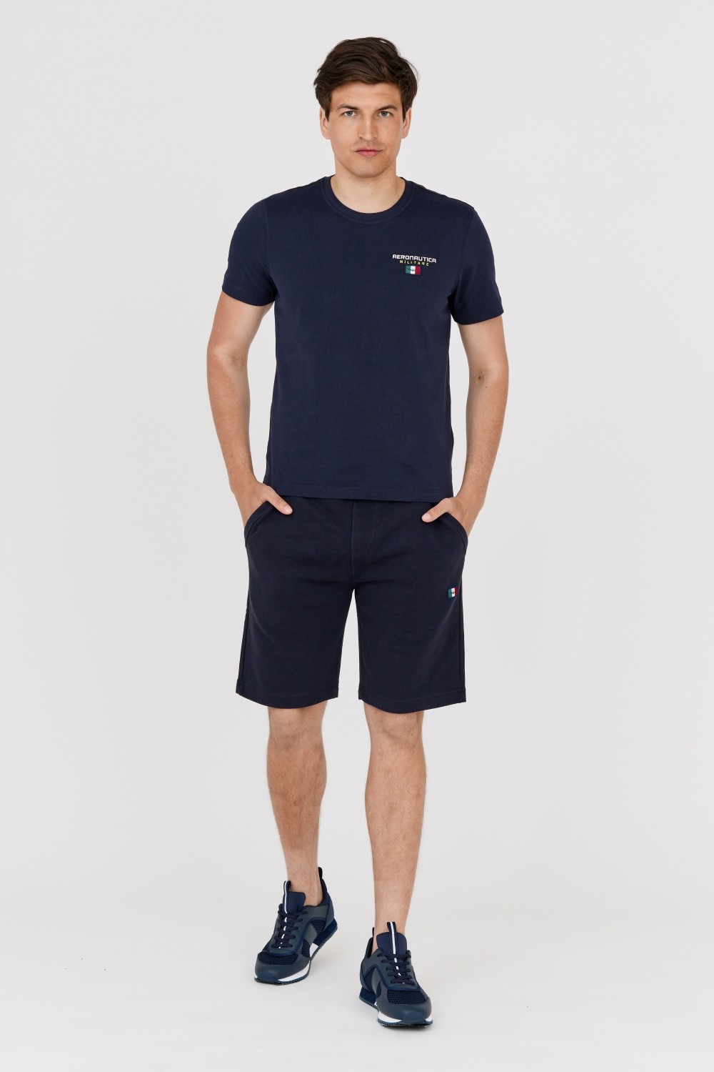 AERONAUTICA MILITARE Men's navy blue t-shirt