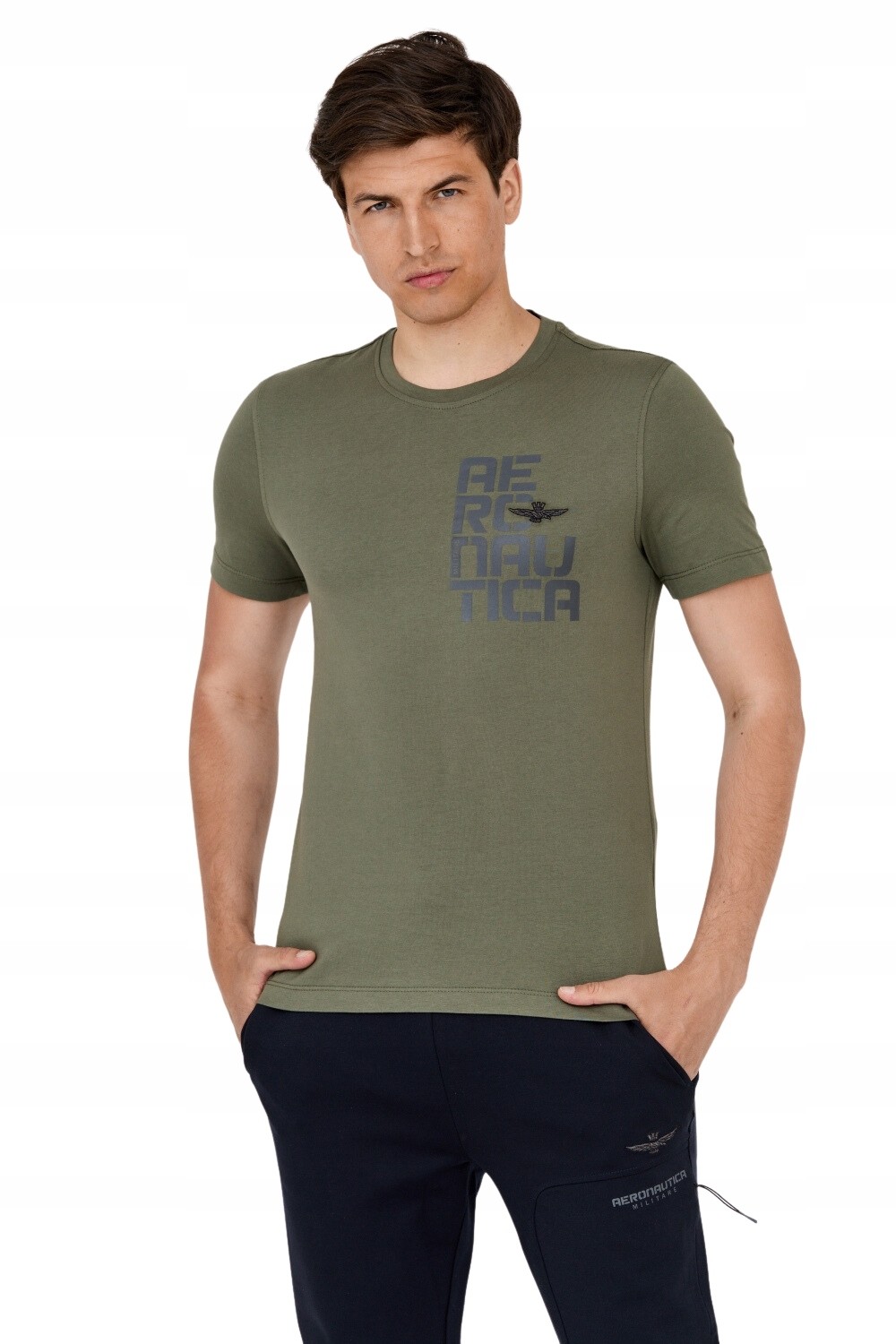 AERONAUTICA MILITARE Green men's t-shirt