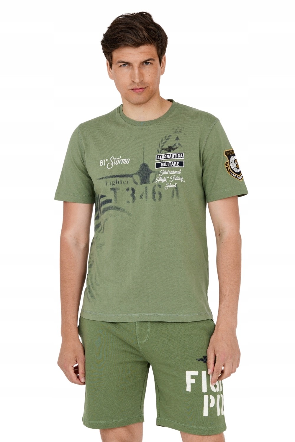 AERONAUTICA MILITARE Green men's t-shirt