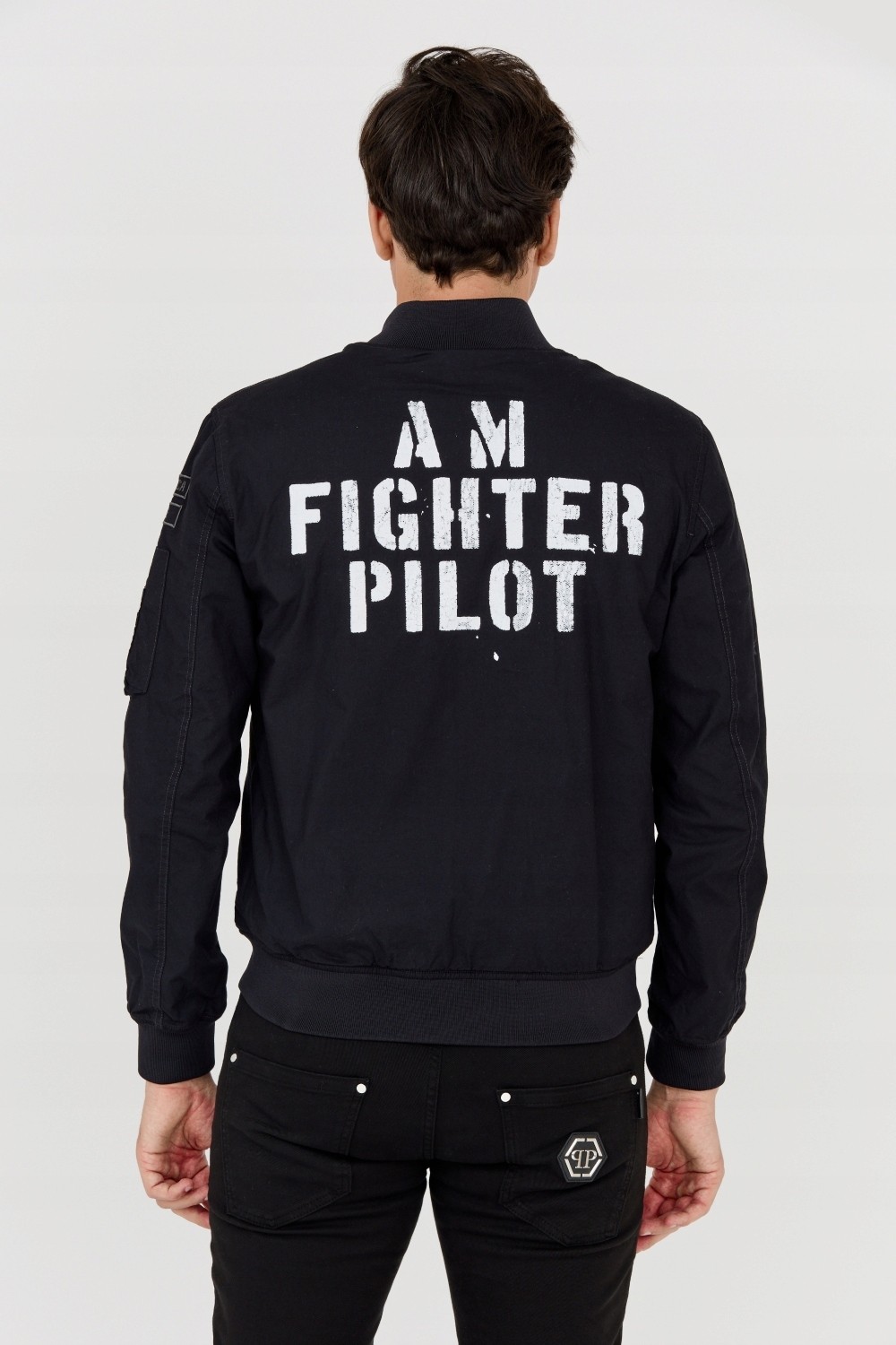 AERONAUTICA MILITARE Czarna bomberka