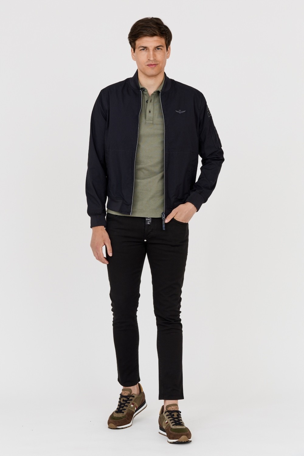 AERONAUTICA MILITARE Czarna bomberka