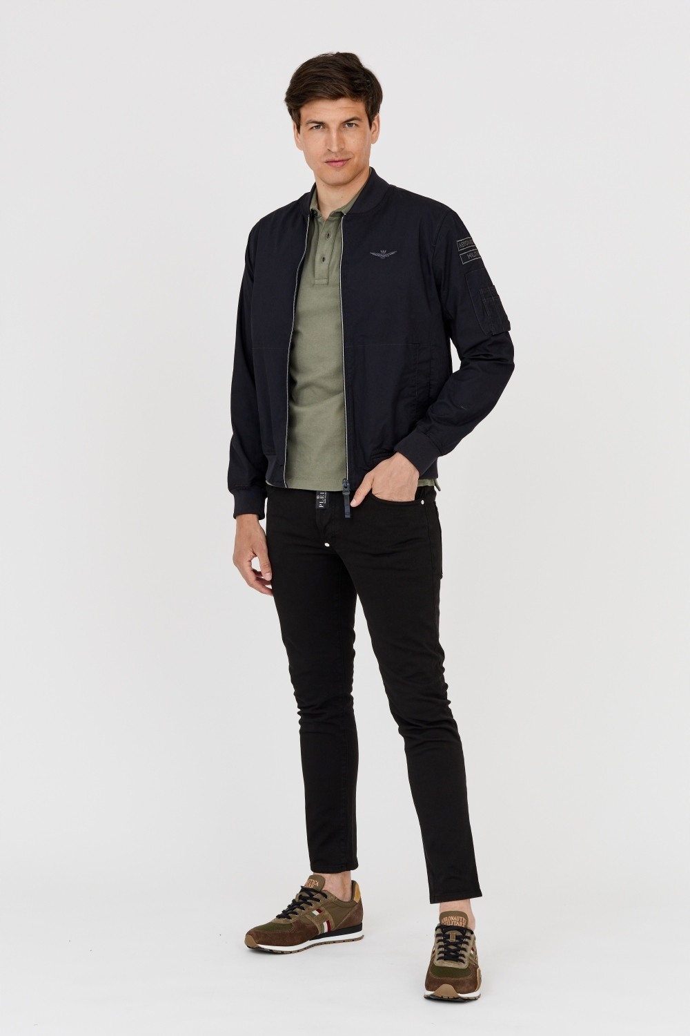 AERONAUTICA MILITARE Czarna bomberka