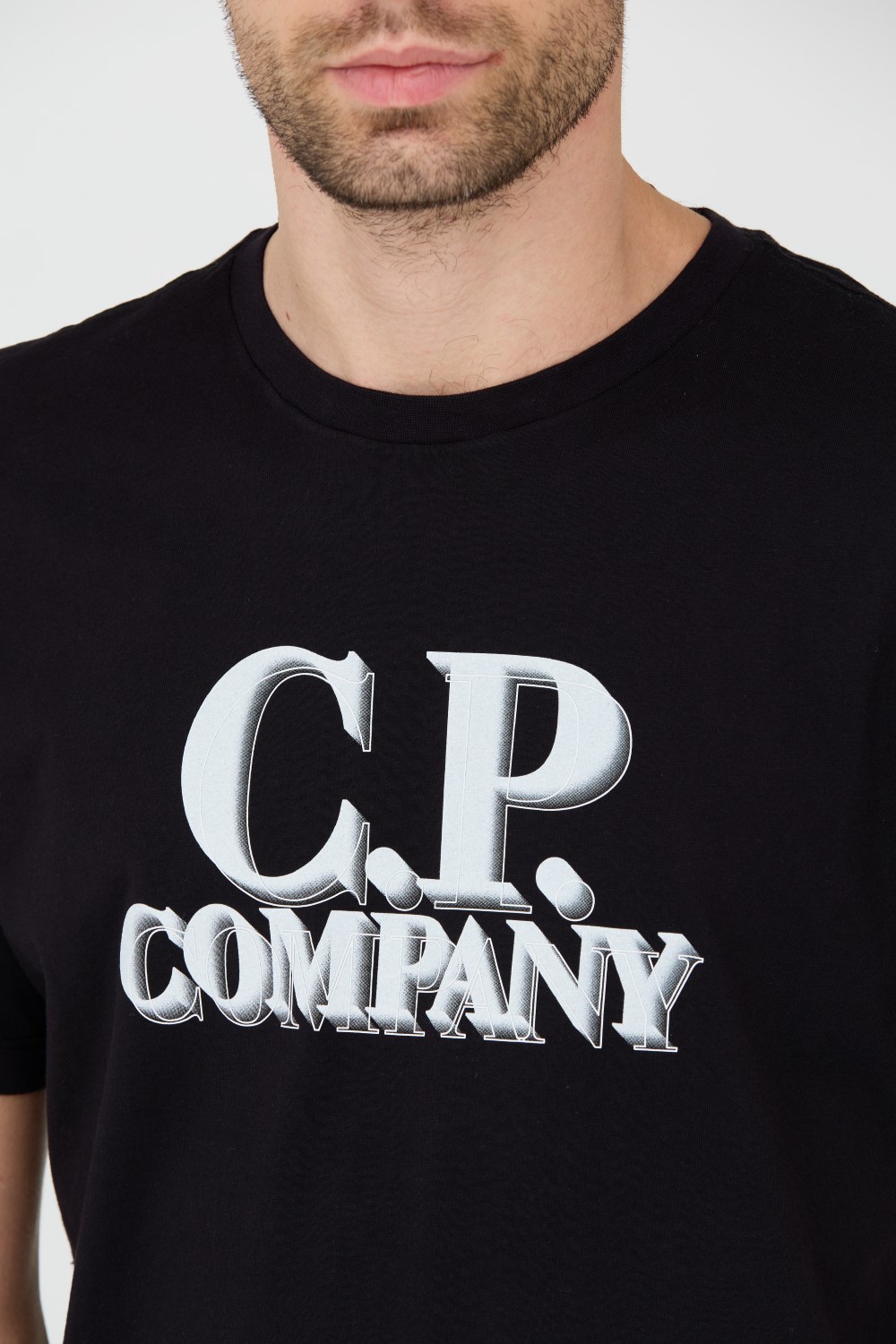 C.P. COMPANY Czarny t-shirt Short Sleeve