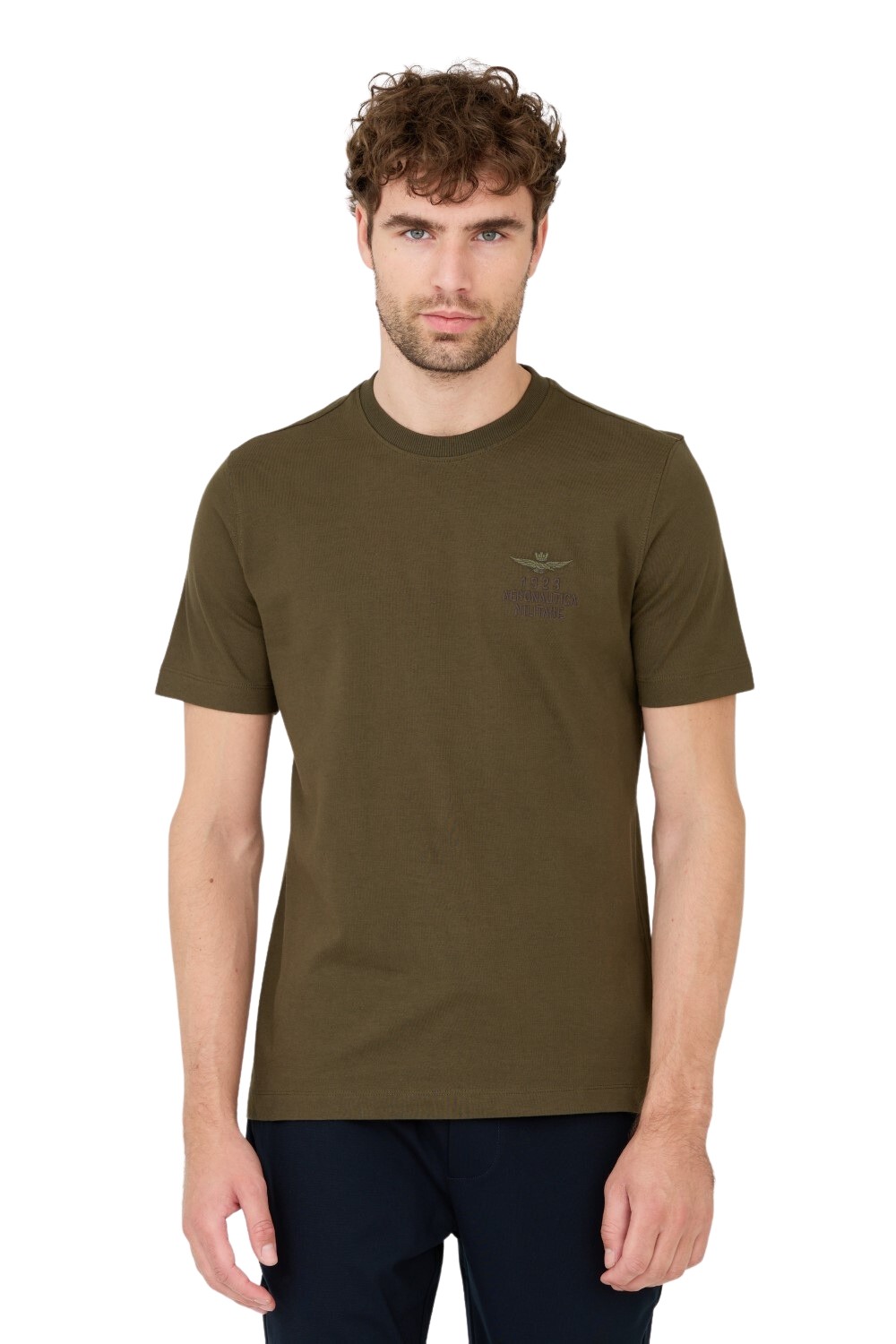 AERONAUTICA MILITARE Zielony t-shirt
