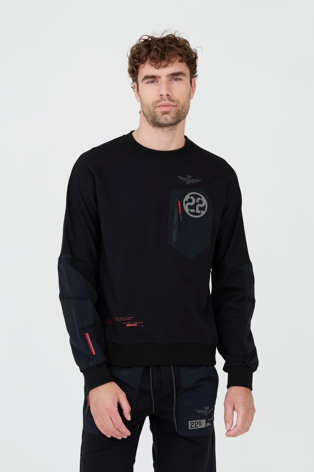 AERONAUTICA MILITARE Black sweatshirt