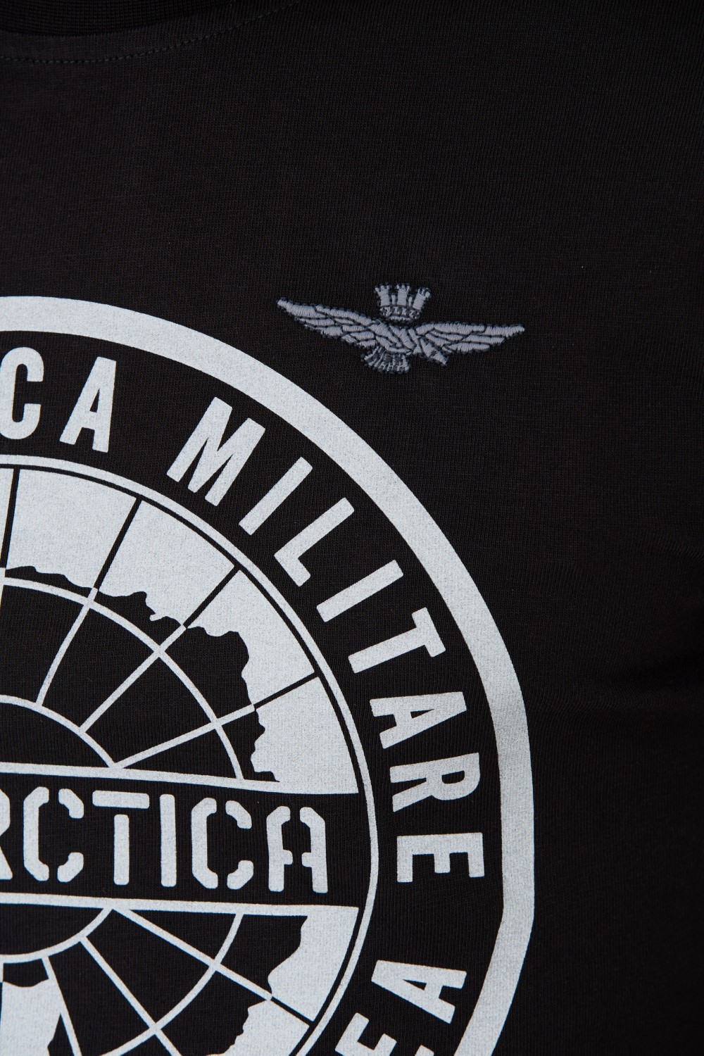 AERONAUTICA MILITARE Czarny longsleeve
