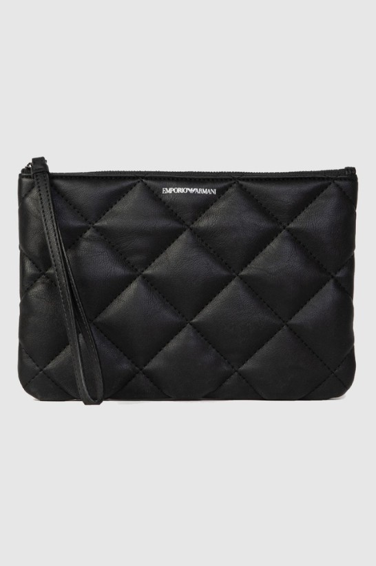 EMPORIO ARMANI Czarna pikowana saszetka damska