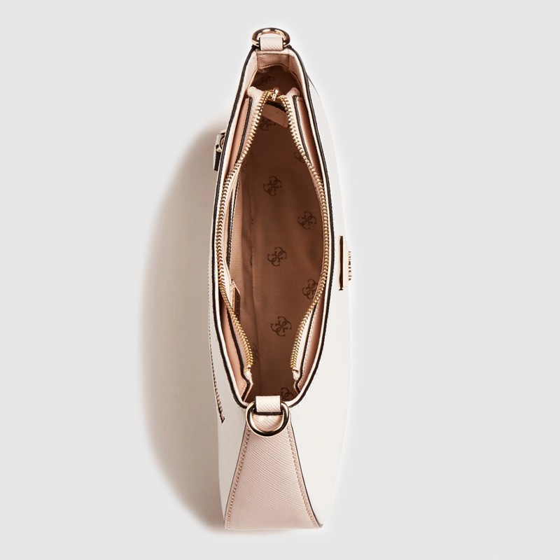 GUESS Біла сумка через плече з гаманцем