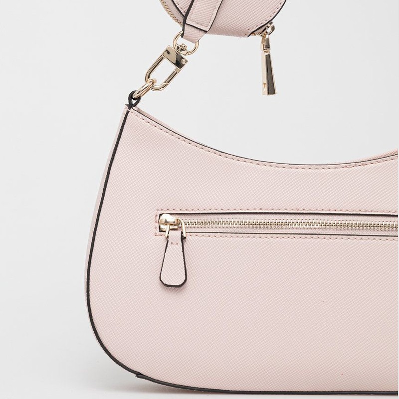 GUESS Różowa torebka na ramię z portfelikiem