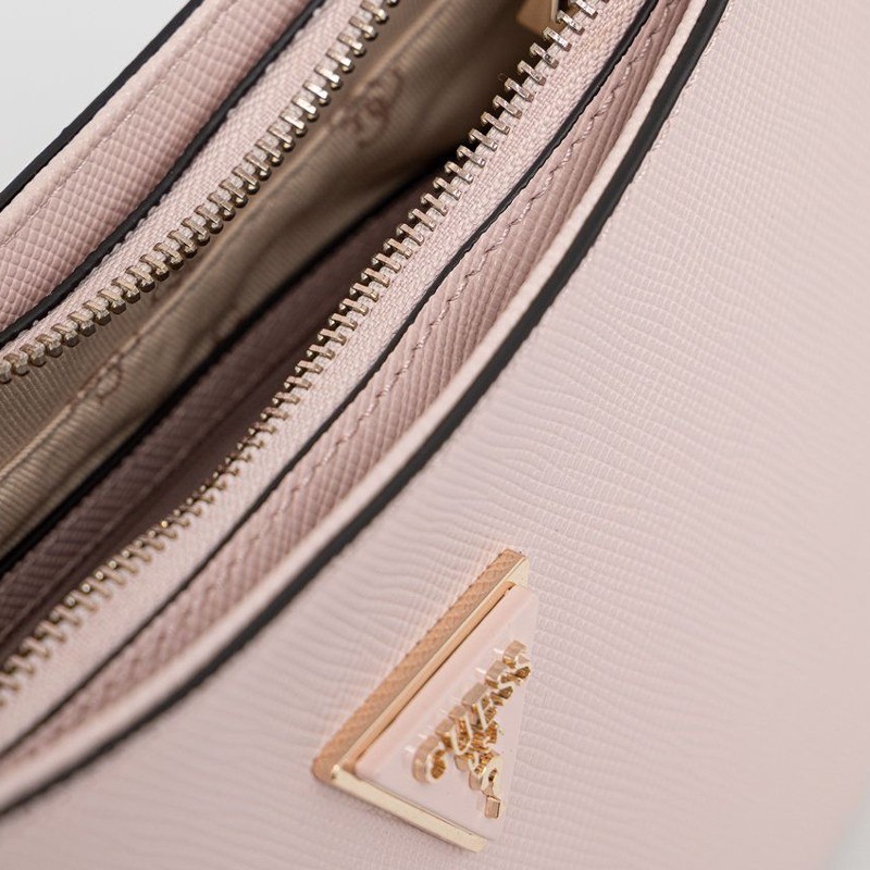 GUESS Różowa torebka na ramię z portfelikiem