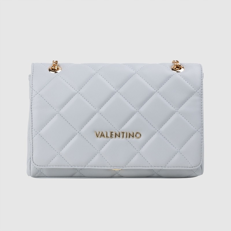 VALENTINO Szara pikowana listonoszka