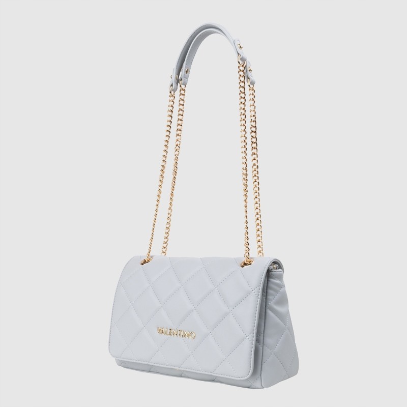 VALENTINO Szara pikowana listonoszka