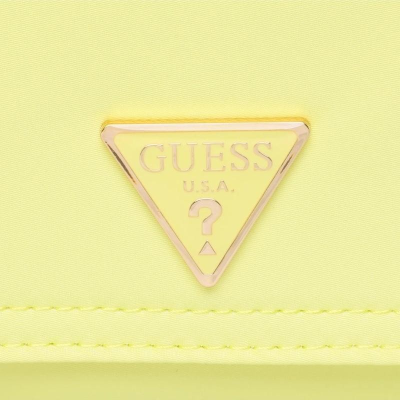 GUESS Yellow handbag with small wallet eco gemma