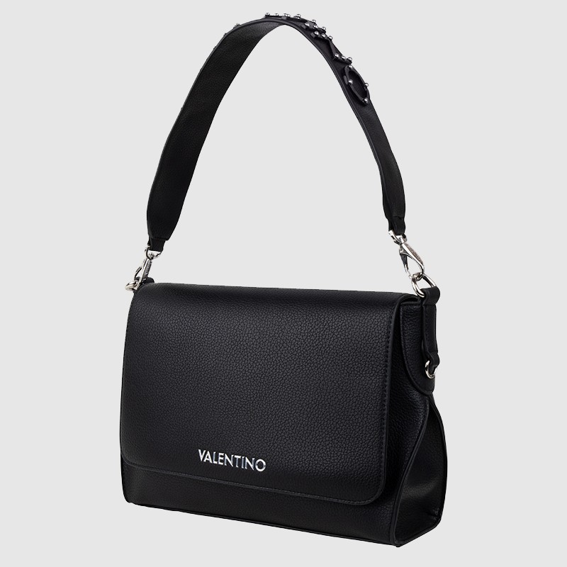 VALENTINO Duża czarna listonoszka haggis