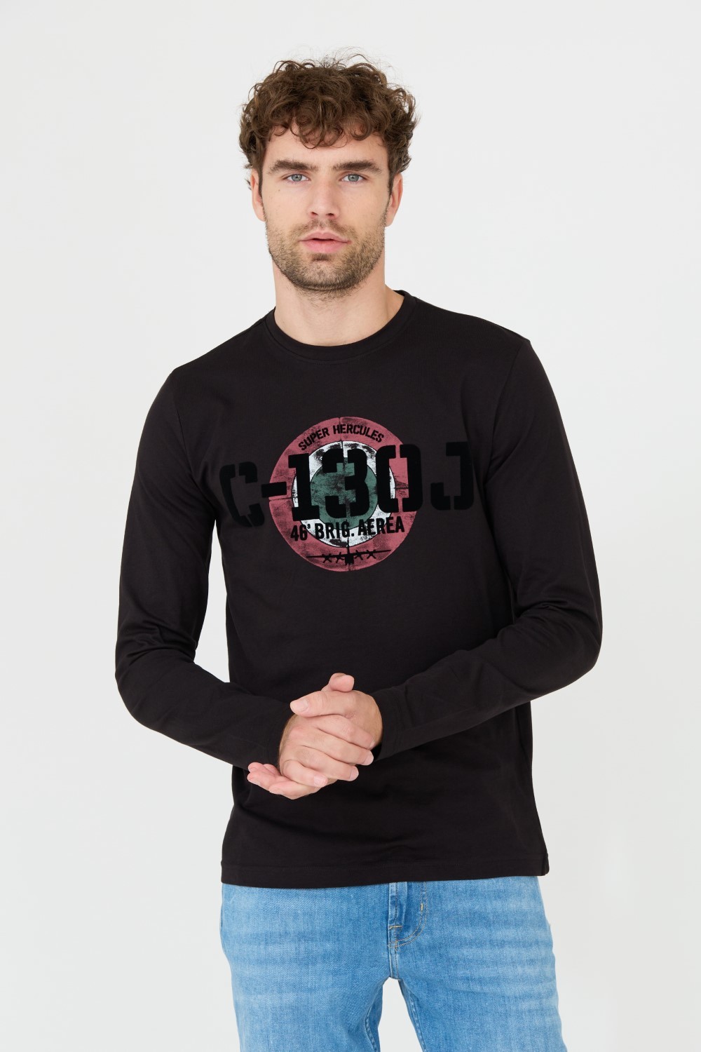 AERONAUTICA MILITARE Black longsleeve