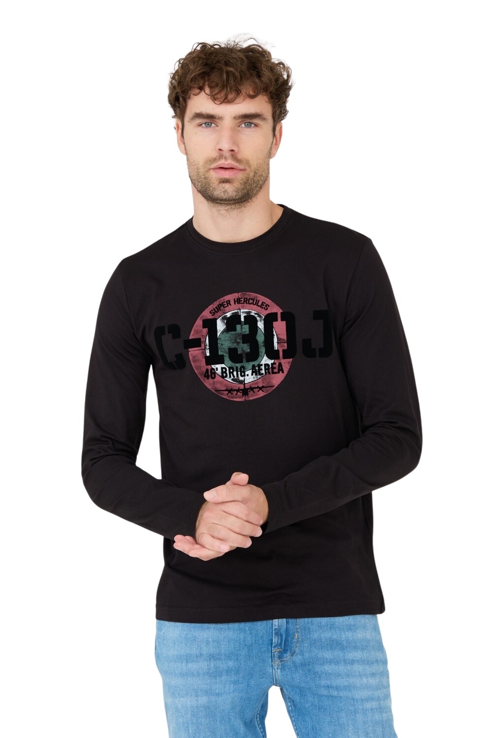 AERONAUTICA MILITARE Black longsleeve