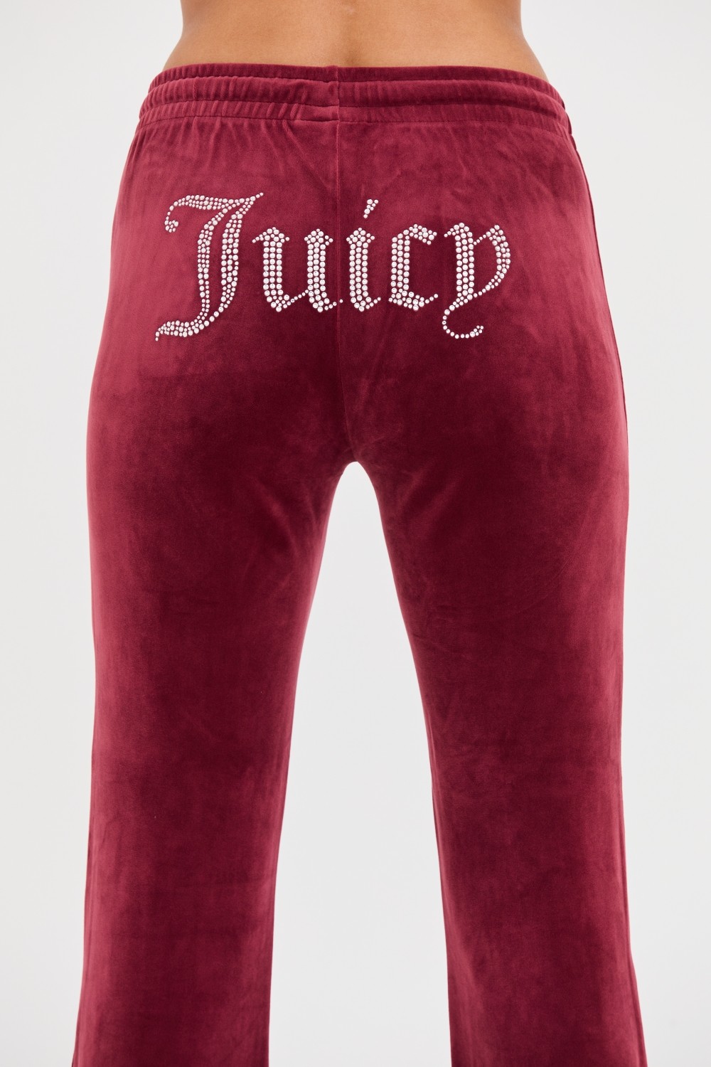JUICY COUTURE Bordowe spodnie dresowe Tina Track Pants