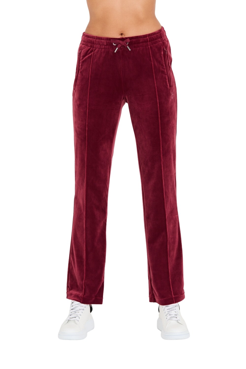 JUICY COUTURE Bordowe spodnie dresowe Tina Track Pants