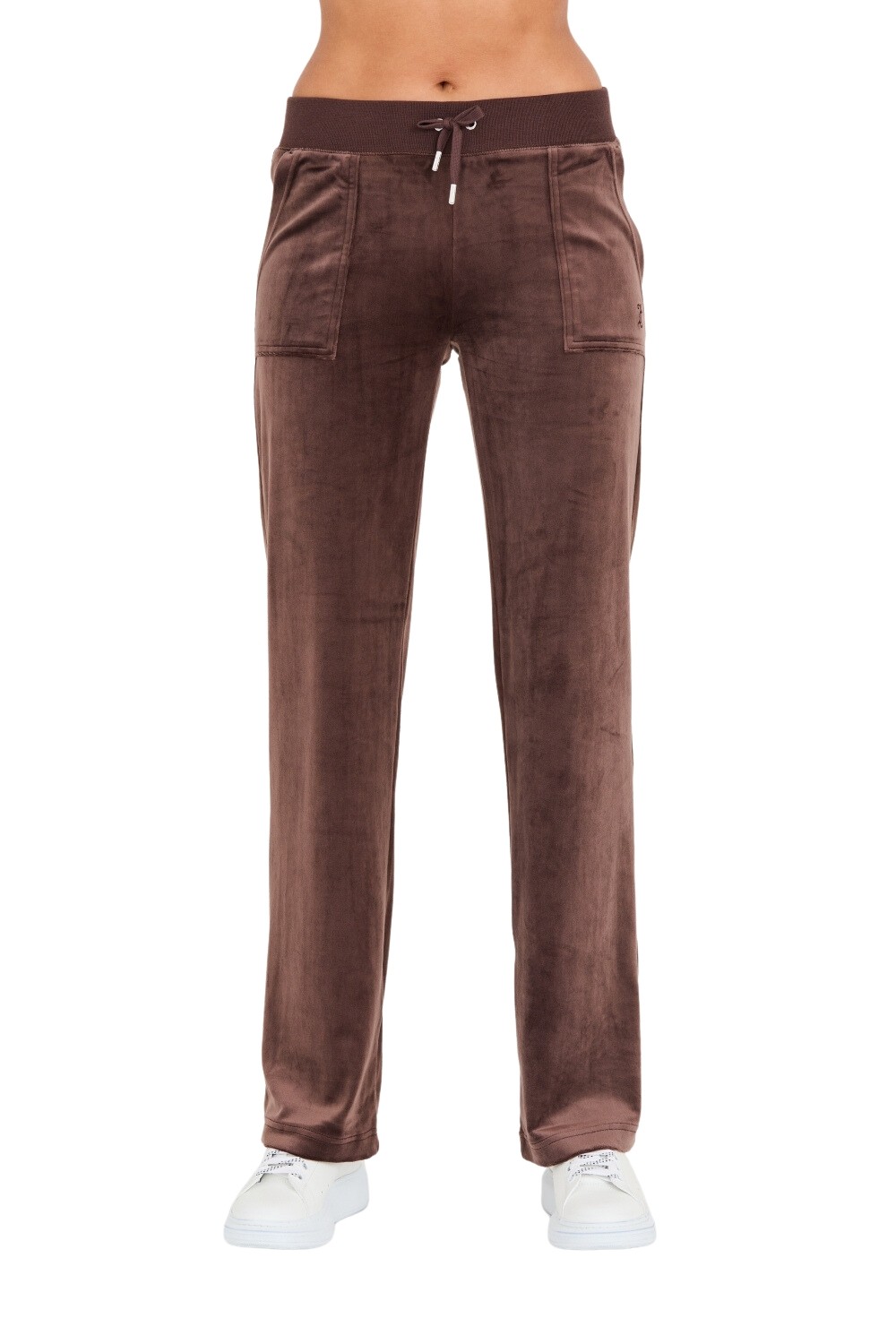 JUICY COUTURE Brązowe spodnie Del Ray Pocket Pant