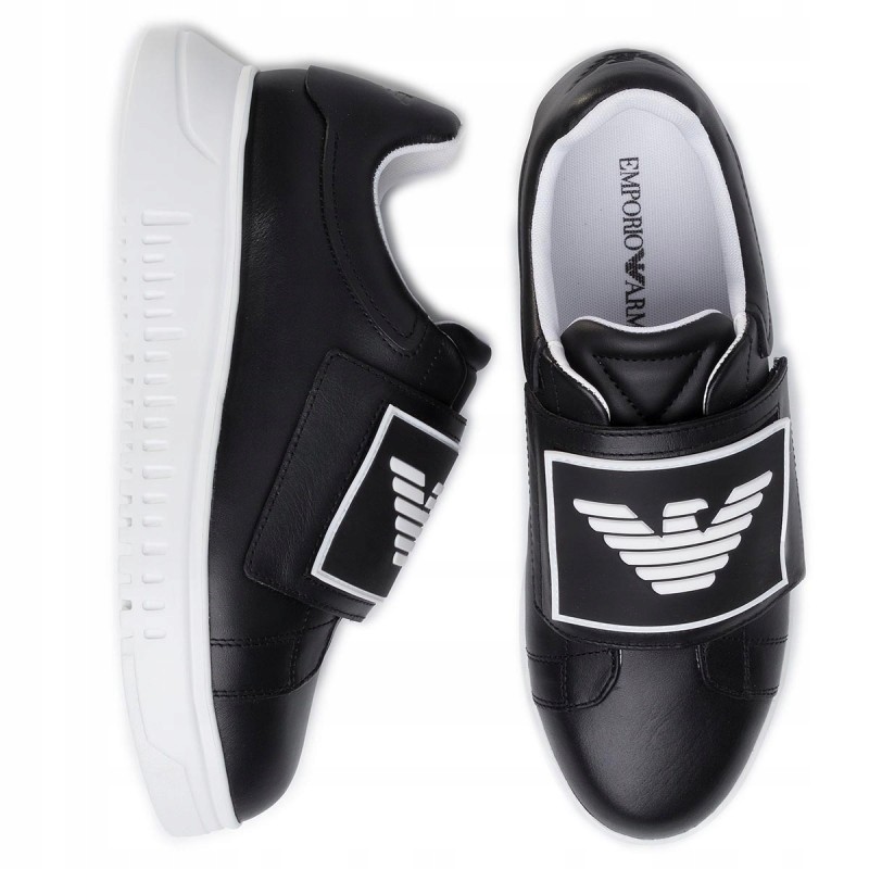 EMPORIO ARMANI Black sneakers