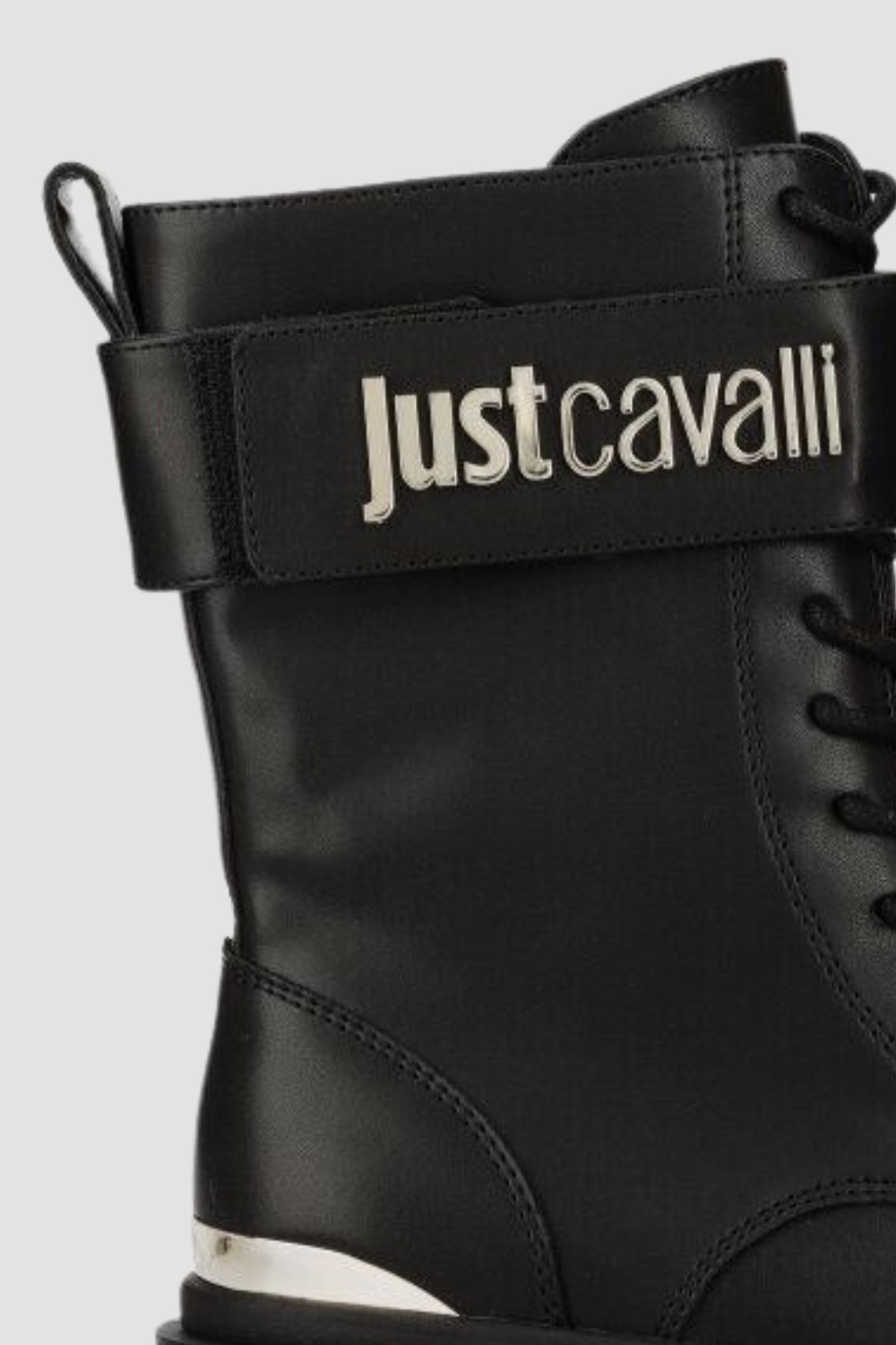 JUST CAVALLI Czarne buty Fondo Kani Kombat