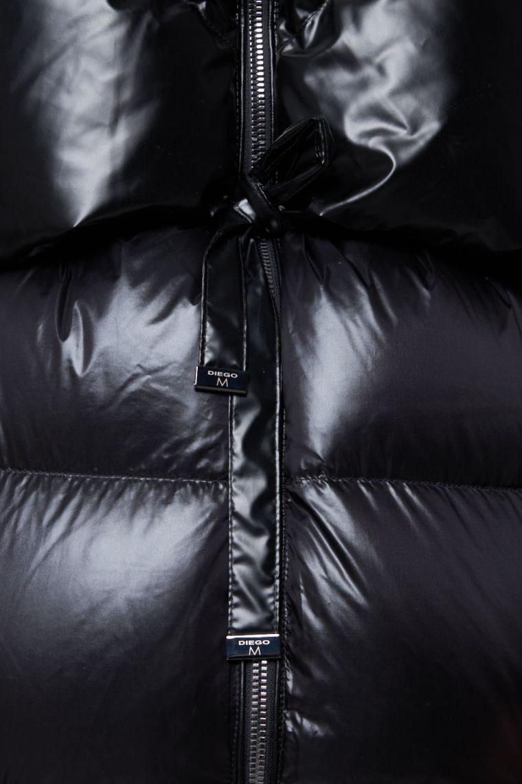 DIEGO M Czarna kurtka puchowa damska