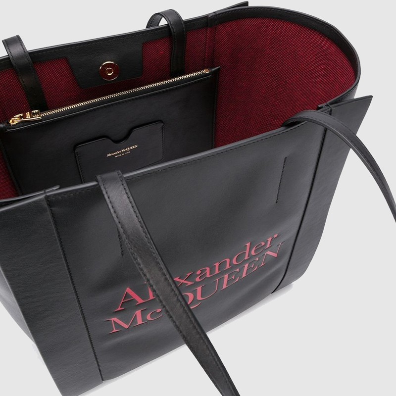 ALEXANDER MCQUEEN Torebka czarna shoperka