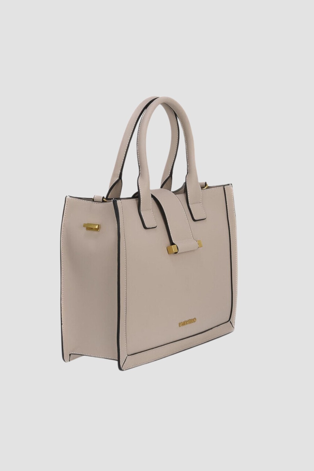 VALENTINO Beżowa duża torebka Frosty