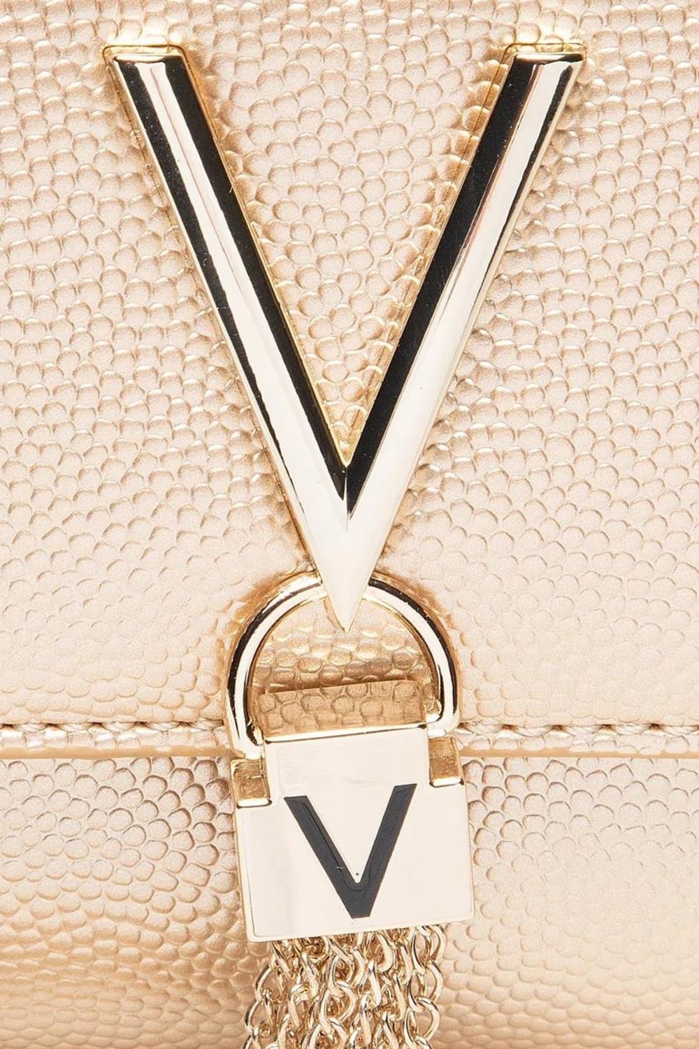 VALENTINO Złota kopertówka Divina