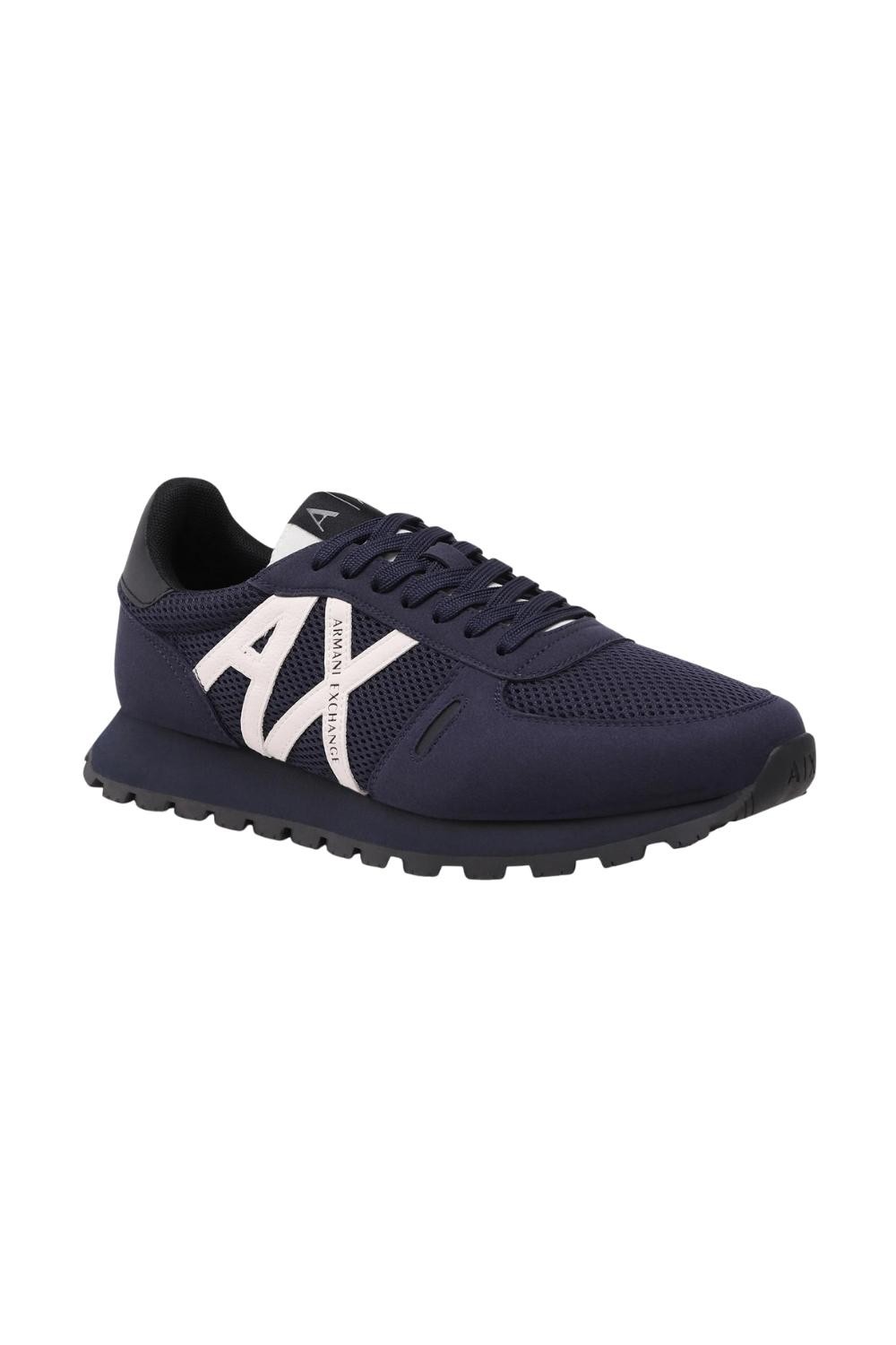 ARMANI EXCHANGE navy blue sneakers